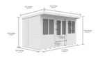 Elmstead Pent Summerhouse Dimensional Drawings