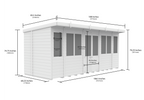 Elmstead Pent Summerhouse Dimensional Drawings