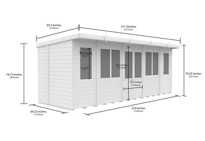 Elmstead Pent Summerhouse Dimensional Drawings