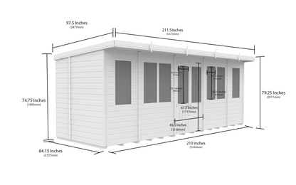 Elmstead Pent Summerhouse Dimensional Drawings