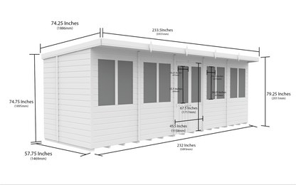 Elmstead Pent Summerhouse Dimensional Drawings
