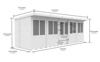Elmstead Pent Summerhouse Dimensional Drawings