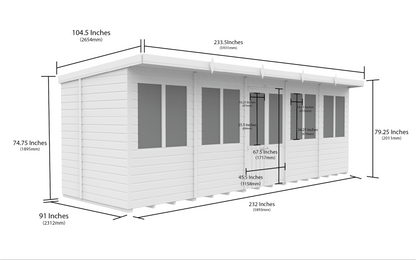 Elmstead Pent Summerhouse Dimensional Drawings