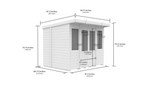 Elmstead Pent Summerhouse Dimensional Drawings