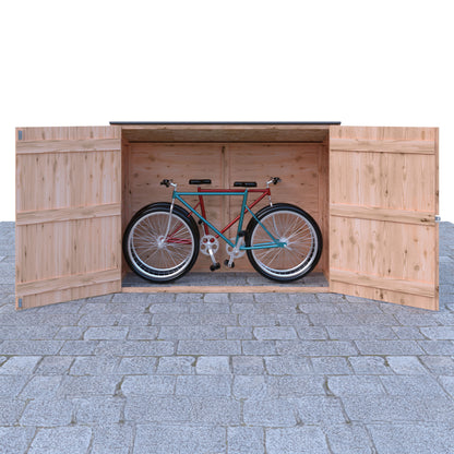 Shire Shiplap Bike Storage Pent Roof without floor 6'x3'