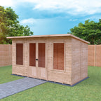 Shire Peony Pent Summerhouse 12x6