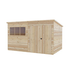 Shire Ranger Pent Premium Shiplap Garden Shed 12x8