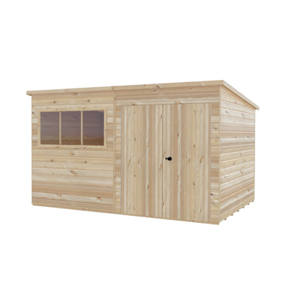 Shire Ranger Pent Premium Shiplap Garden Shed 12x8