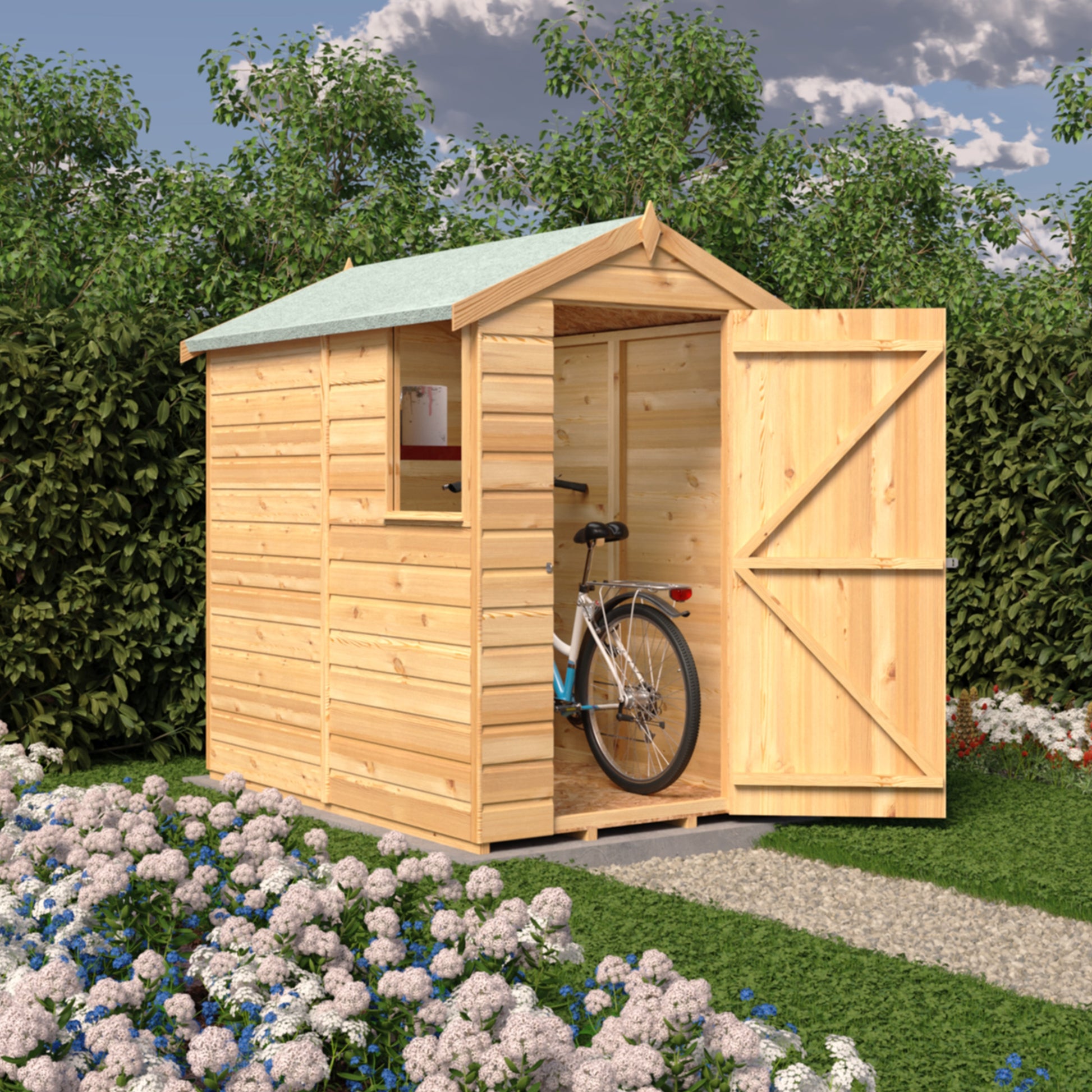 Shire Shetland Apex Shed 6x4