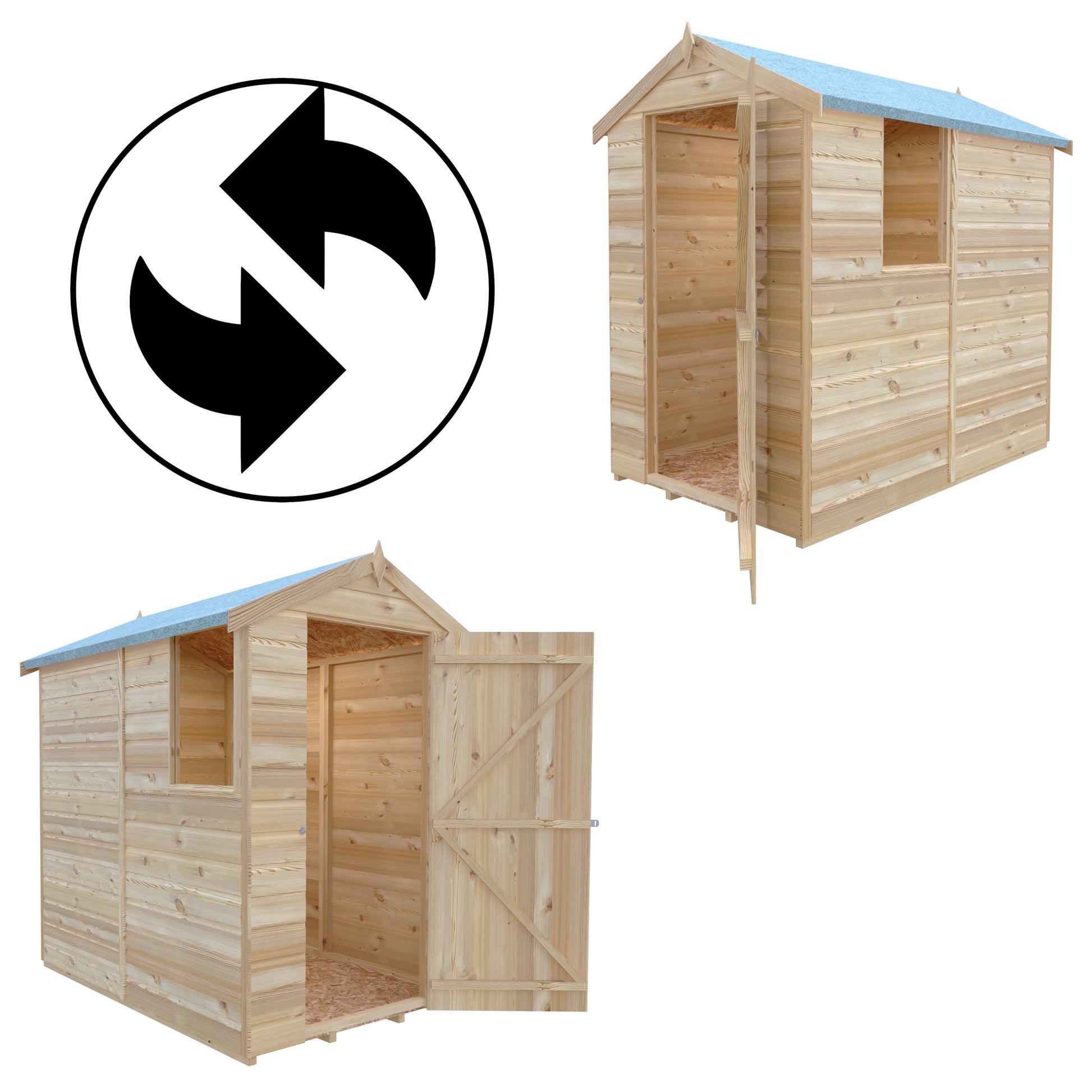 Shire Shetland Apex Shed 6x4