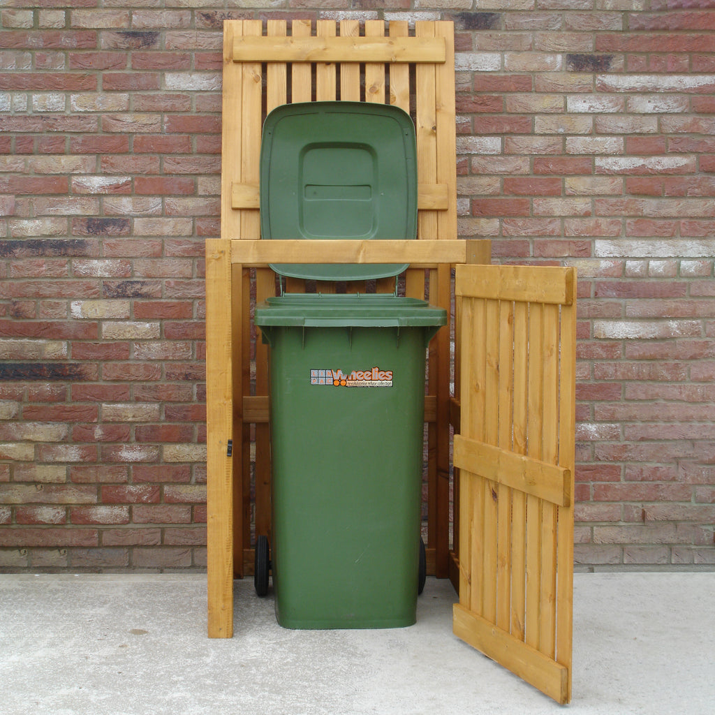Shire Wooden Wheelie Bin Store Single Bin