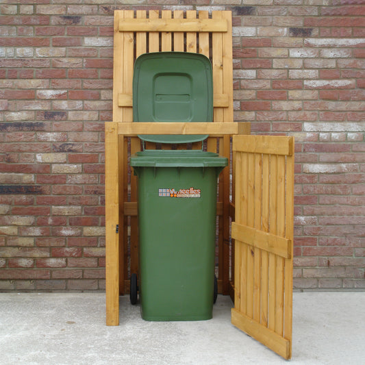 Shire Wooden Wheelie Bin Store Single Bin