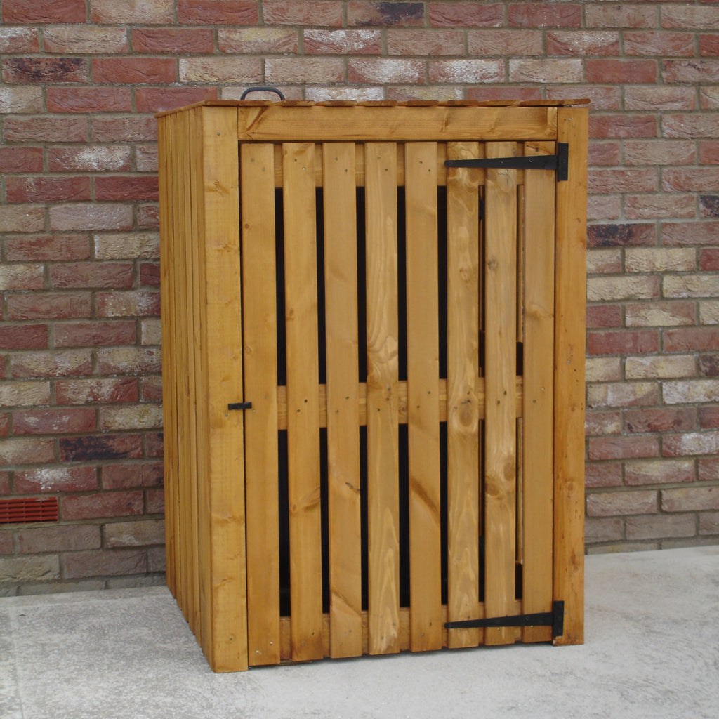Shire Wooden Wheelie Bin Store Single Bin