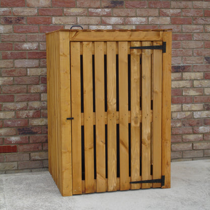 Shire Wooden Wheelie Bin Store Single Bin