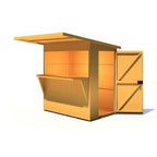 Shire Paradise Garden Bar and Store 6x4 Pent Roof