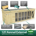 Elmstead Dog Kennel External Features