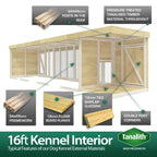 Elmstead Dog Kennel Internal Features