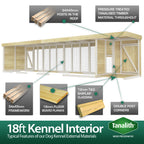 Elmstead Dog Kennel Internal Features