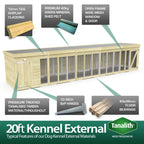 Elmstead Dog Kennel External Features