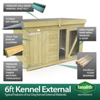 Elmstead Dog Kennel External Features