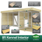Elmstead Dog Kennel Internal Features