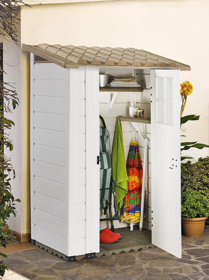 Shire Tuscany Evo PVC Plastic Garden Shed Evo 100
