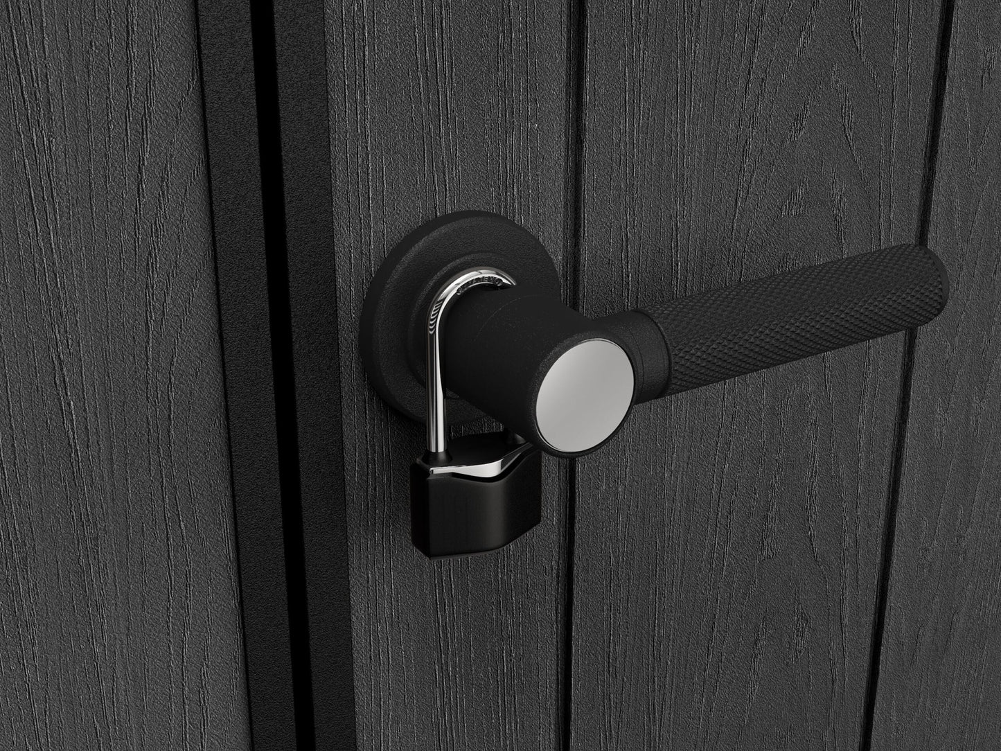 Keter Newton Plus Resin Shed Grey - 15 Year Guarantee