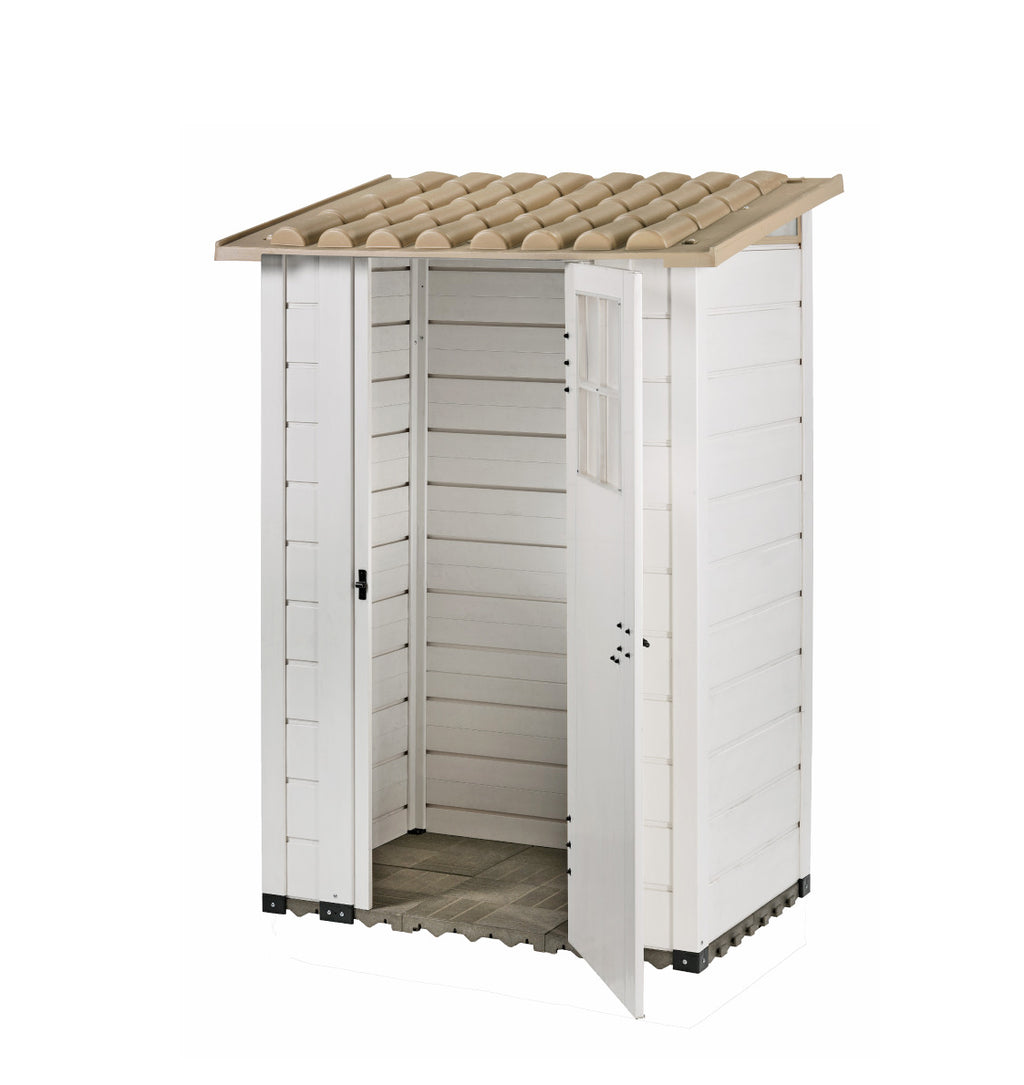 Shire Tuscany Evo PVC Plastic Garden Shed Evo 100