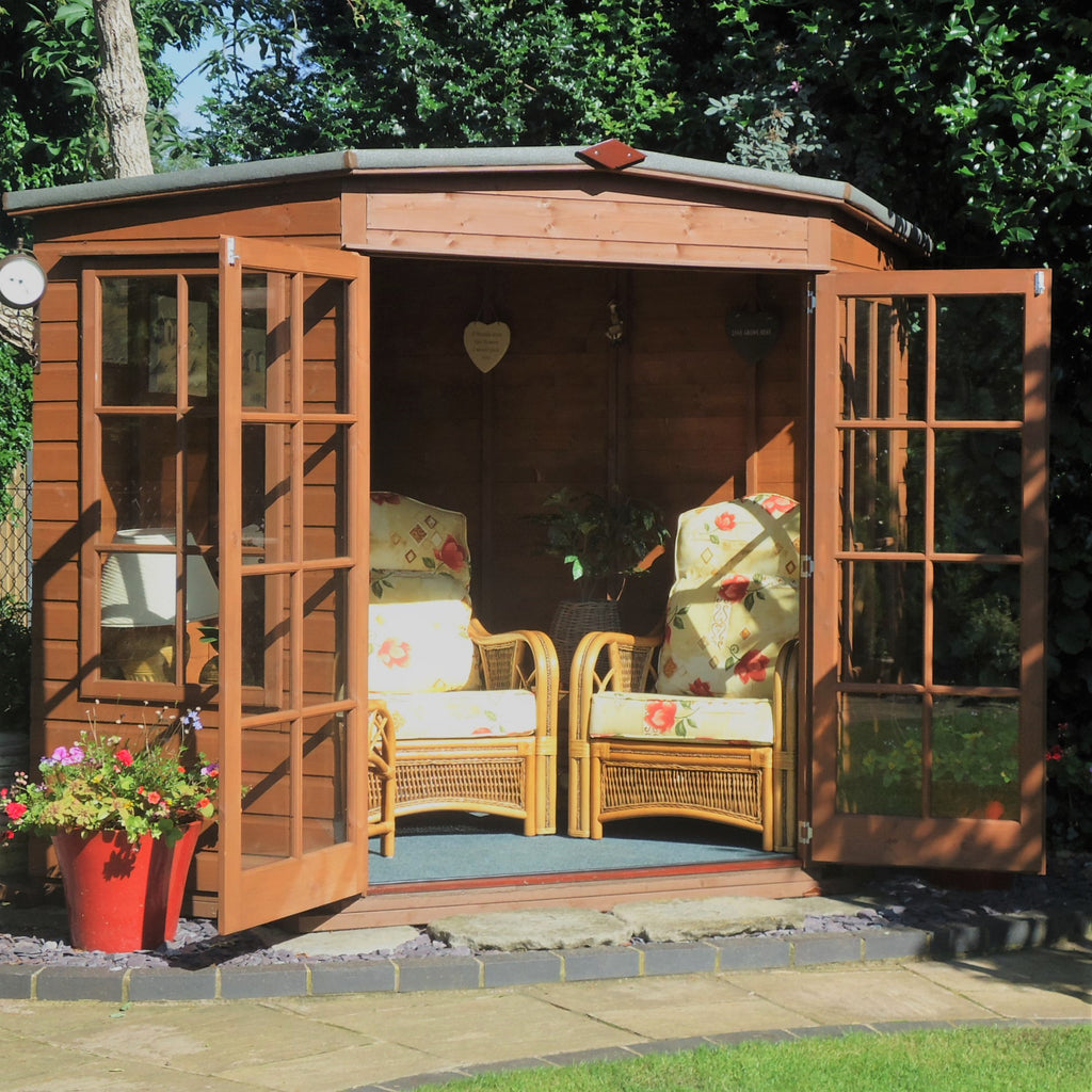 Shire Hampton Corner Summerhouse 8x8