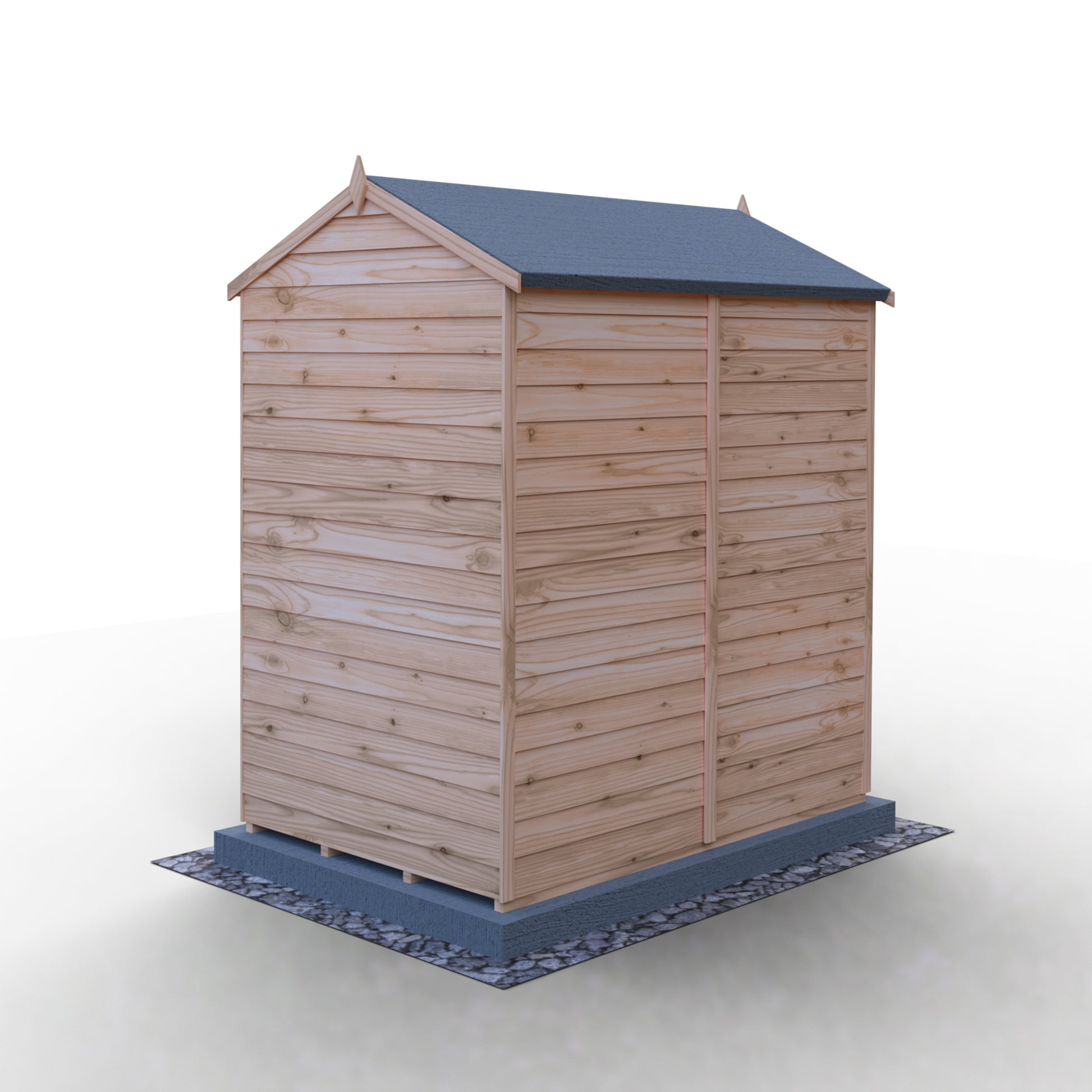 Shire Reverse Apex Dip Treated Amaryllis Overlap Garden Shed 6x4