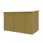 Shire Pent Dip Treated Overlap Value Garden Shed 10x6